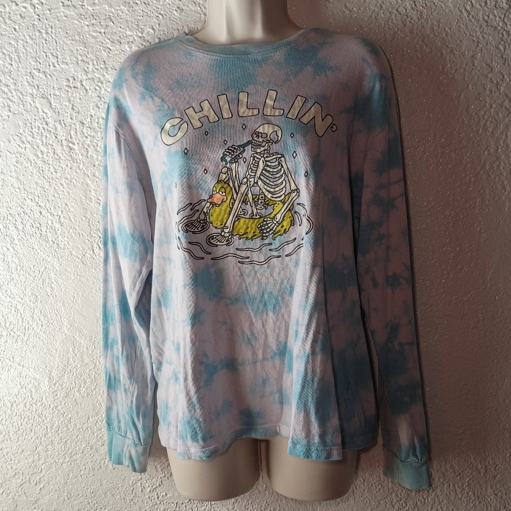 Urban Nation Chillin Skeleton Shirt